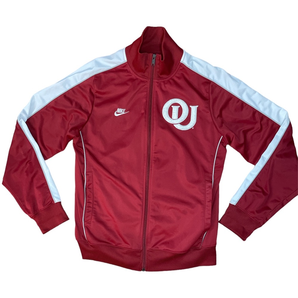 Nike Oklahoma Sooners OU Full Zip Jacket Men’s Size Large Sooner Football‎